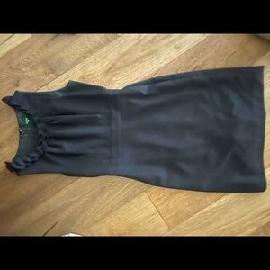 Mid length black dress